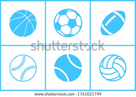 set of ball sport vector , balls vector pack. vector illustration with white background
