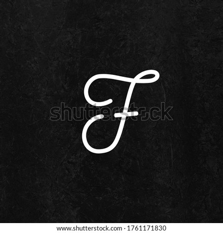 It is an letter F.