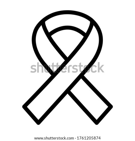 Cancer ribbon symbol icon vector illustration