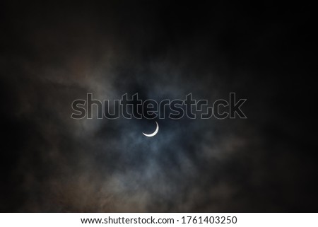 Solar Eclipse shot from India