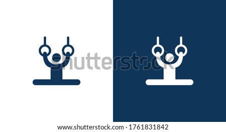 Gymnast icon illustration isolated vector sign symbol