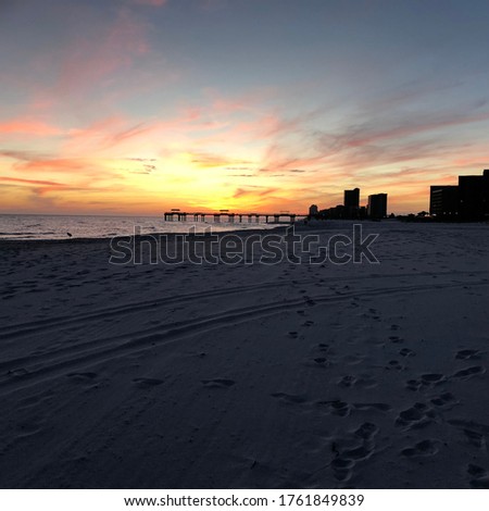 A Picture On Orange Beach