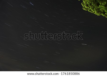 The starlit sky that spreads out to fill the sky