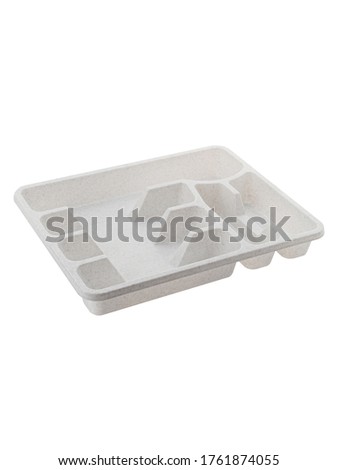 plastic container for storing spoons forks and knives in the kitchen