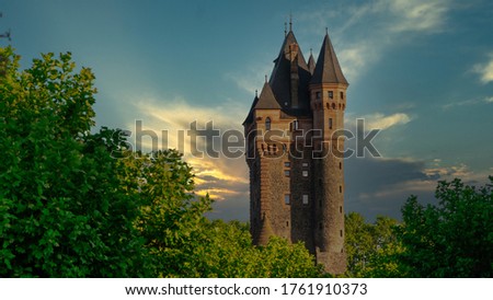 The Nibelung Tower in Worms, Rhineland-Palatinate Royalty-Free Stock Photo #1761910373