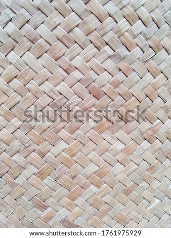 Pattern of woven mats from papyrus