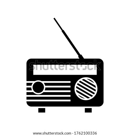 radio  icon or logo isolated sign symbol vector illustration - high quality black style vector icons
