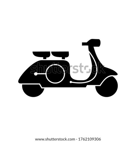 scooter  icon or logo isolated sign symbol vector illustration - high quality black style vector icons
