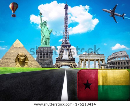 Travel the world conceptual image - Visit Guinea Bissau