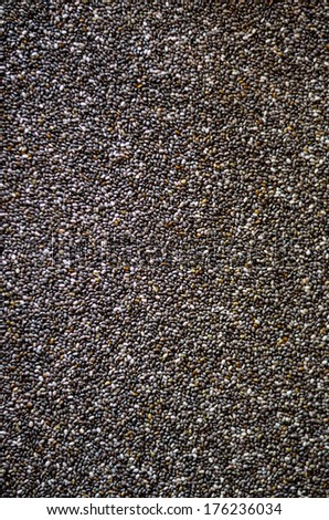 Healthy Chia seed background