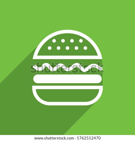 Hamburger icon , Food icon vector