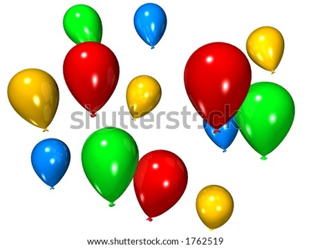 colored balloons