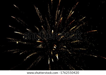 Picture of Silver, White & Red Firework