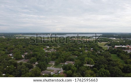 Lake Arlington in Arlington Texas Royalty-Free Stock Photo #1762595663