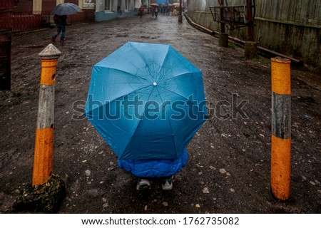 Umbrella & Rainy Day... Shot this in Darjeeling, West Bengal...
