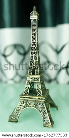 Paris eiffel tower for travel and isolated background.     