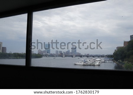 

boston city and sea views