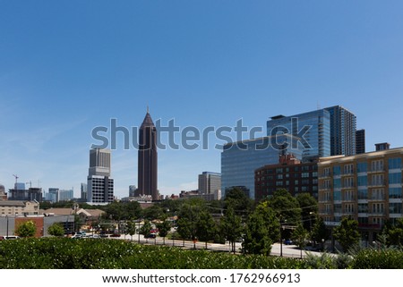 Bussniess bulidings in Atlanta, USA