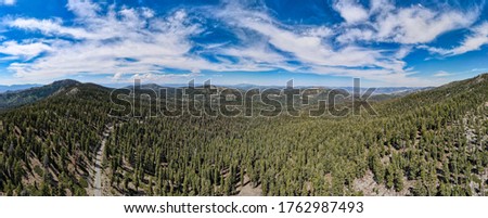 Sherman Pass Lookout Sequoia National Forest Wilderness Landscape Panorama