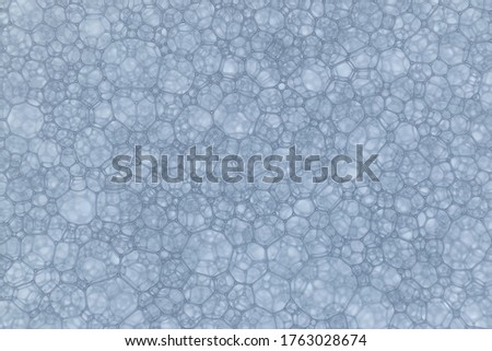 Macro photography of detergent bubbles