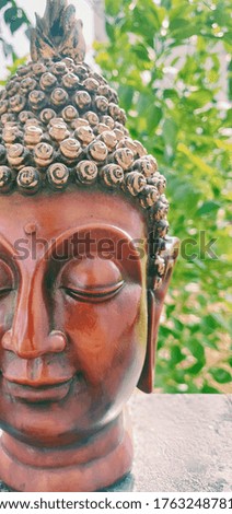 Buddha In Nature With Smile
