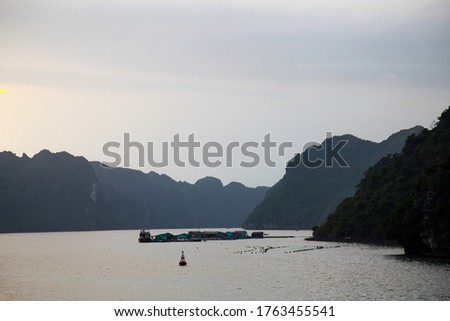 beautiful landscape Halong bay vietnam