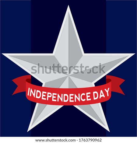 Poster of independence day of United States 4th july - Vector
