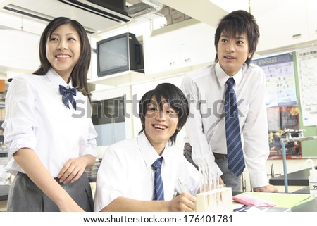 Japanese high-school student image