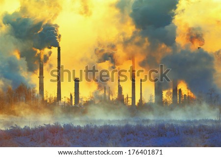 Environmental pollution Royalty-Free Stock Photo #176401871
