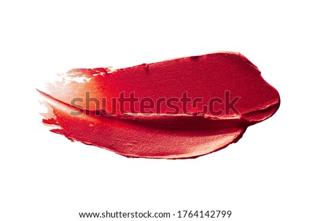 Red smeard lipstick background texture smudge