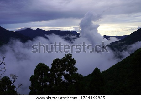 Beautiful clouds at Lala mountain