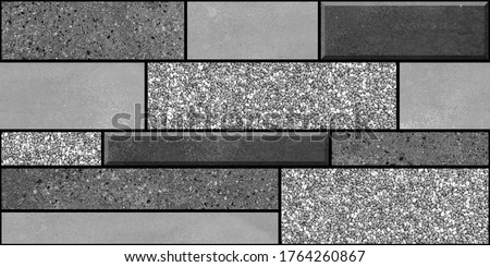 colorful digital seamless elevation(brick) wall tiles design,Digital wall tiles for bathroom Royalty-Free Stock Photo #1764260867