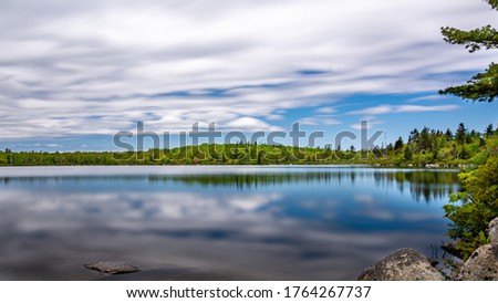 long exposure on long lake. Halifax, Nova Scotia, Canada