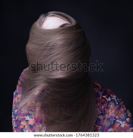 Abstract Picture of a  young woman 