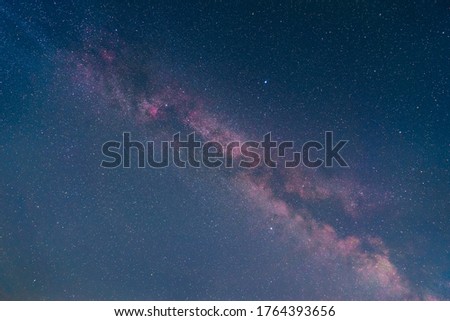 The Milky Way photographed from Gaiberg in Germany.