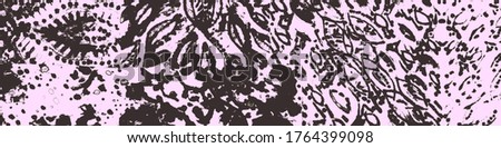Black Grunge Ornament. Pastel Pastel Art Image. Dark Ink Dirty Template. Pink Dyeing Backdrop. Bright Contemporary Print. Textile Print. Pink Wet Batik. Abstract Element.