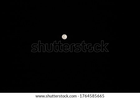 A Full MOON PICTURE IN A CLEAR NIGHT