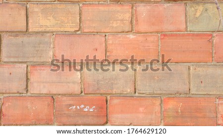 Brick Wall Loft Style. Eco style. Handmade from natural raw materials. 
