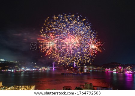 
Yeosu fireworks display in Jeollanam-do, Korea