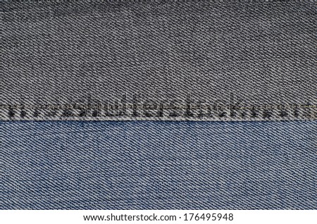 Denim fabric texture background. Jeans texture ready for use.