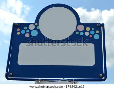 A Retail Store Blank Signage Outdoors
