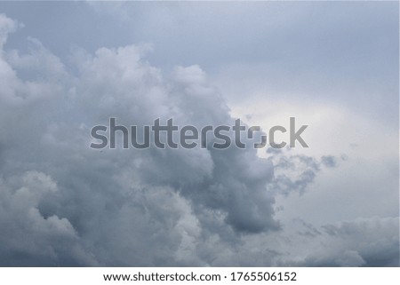 storm clouds on a summer afternoon