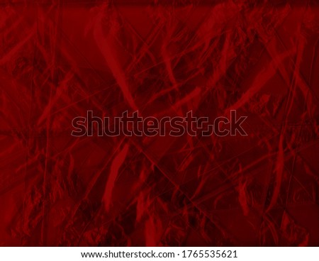 Red abstract crinkled effect background graphic, space for your text