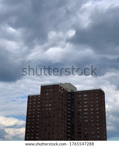 architectural photo of an urban building in manhattan New York