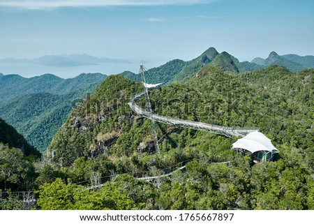 Sky bridge in Langkawi island, Malaysia