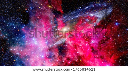 Abstract space background. Elements of this image furnished by NASA.