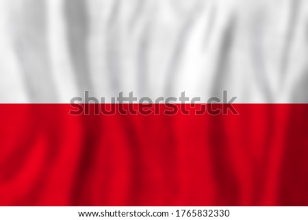 Poland flag background. Travel and learn polish language concept Royalty-Free Stock Photo #1765832330