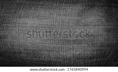 
Picture of black rough denim texture