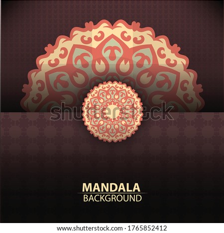 Ornament arabic mandala illustration vector