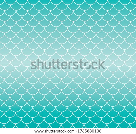 Scallop pattern vector illustration design.Blue seamless vector pattern. Texture used for printing/wallpaper/ background.